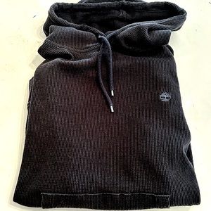 Timberland size L black waffle hoodie